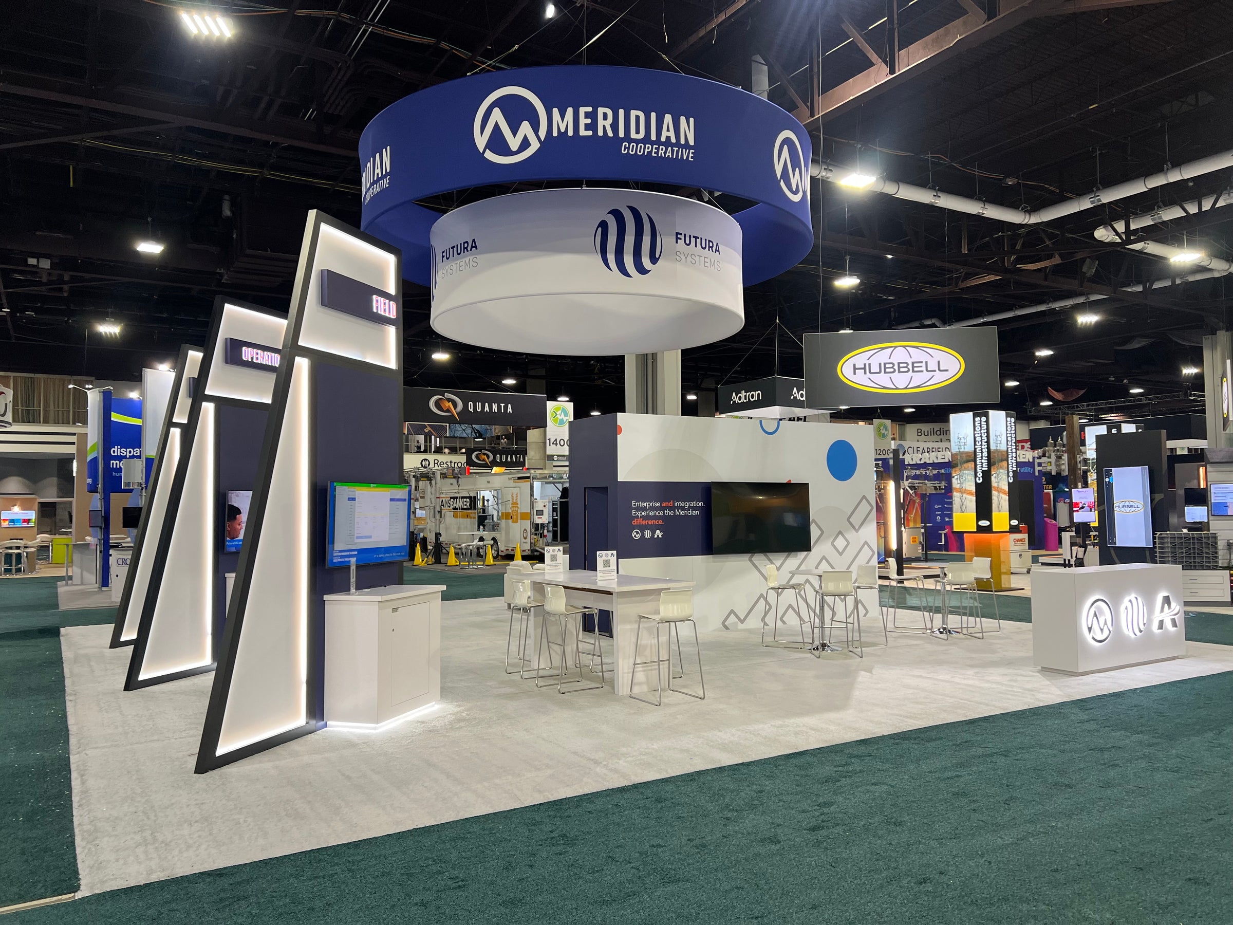 40x40 Trade Show Booth Exhibit